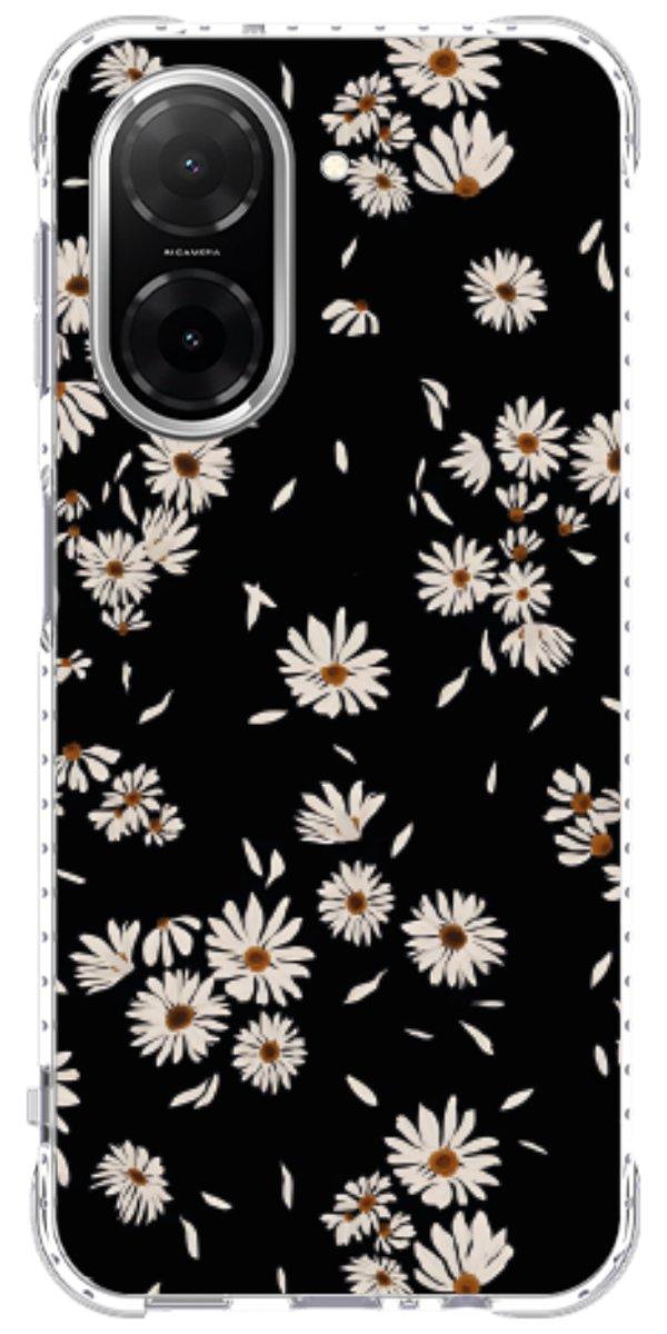 Capinha para Celular Margaridas Black