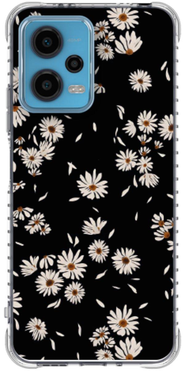 Capinha para Celular Margaridas Black