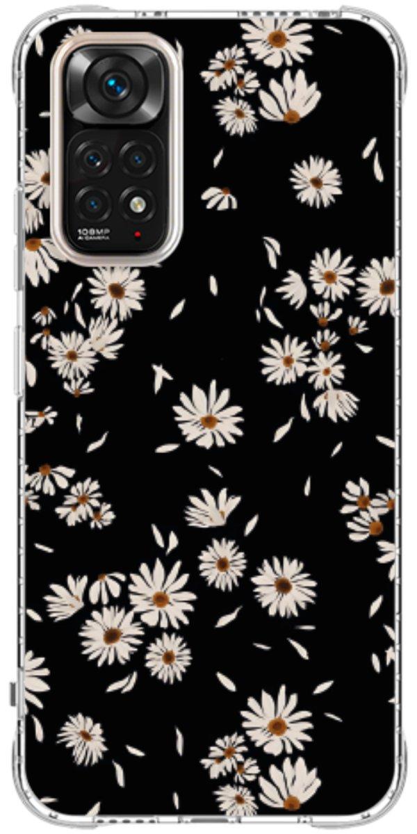 Capinha para Celular Margaridas Black