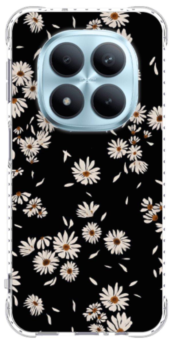 Capinha para Celular Margaridas Black