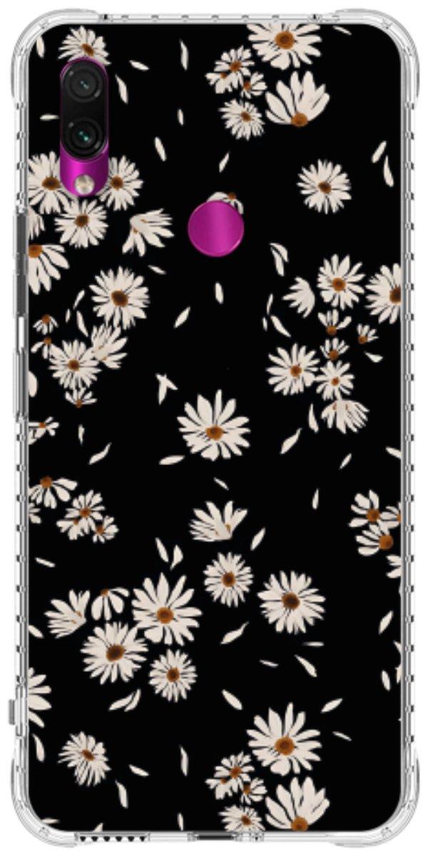 Capinha para Celular Margaridas Black