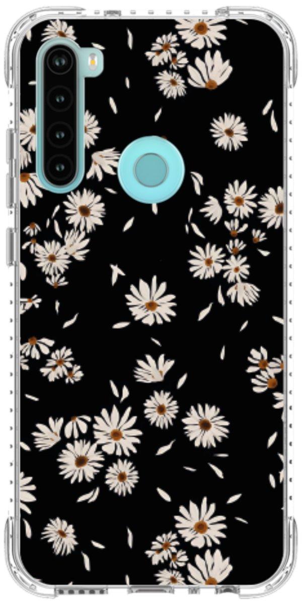 Capinha para Celular Margaridas Black