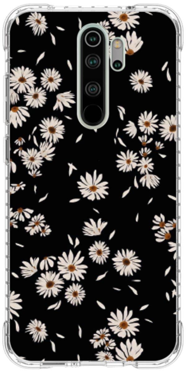 Capinha para Celular Margaridas Black