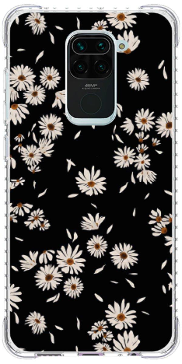 Capinha para Celular Margaridas Black