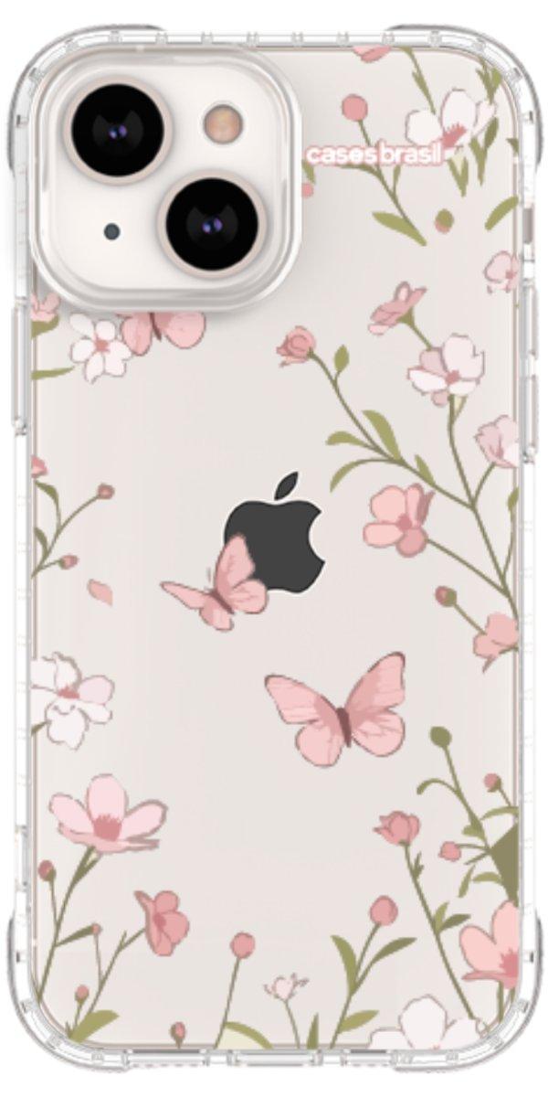 Capinha para Celular Borboletas na Primavera