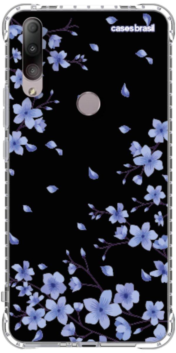 Capinha para Celular Flores de Cerejeira Azuis