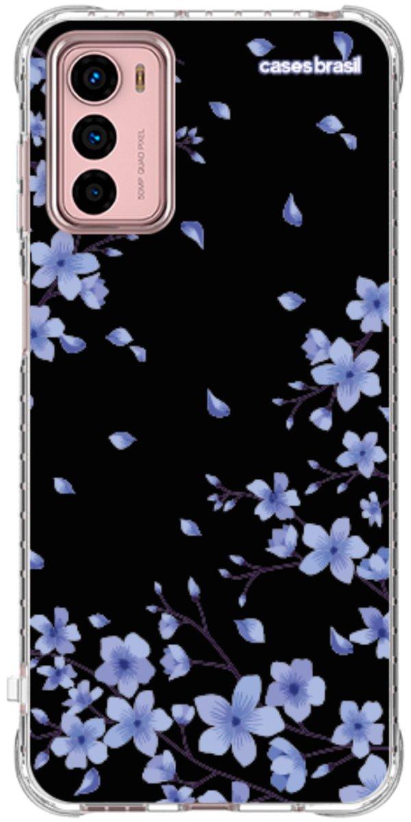 Capinha para Celular Flores de Cerejeira Azuis
