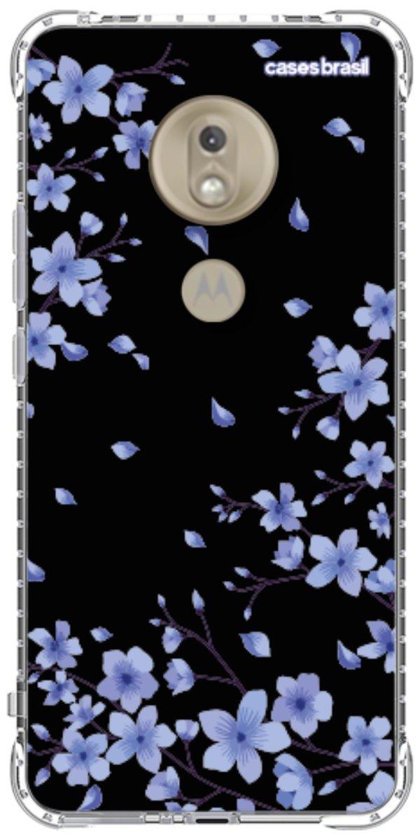 Capinha para Celular Flores de Cerejeira Azuis