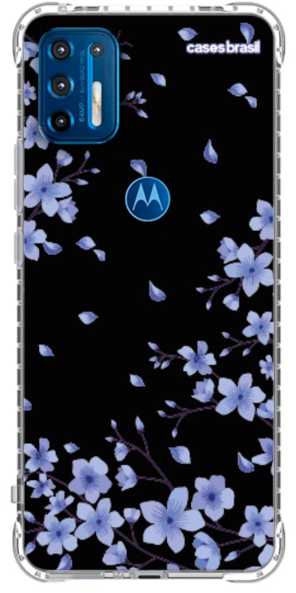 Capinha para Celular Flores de Cerejeira Azuis
