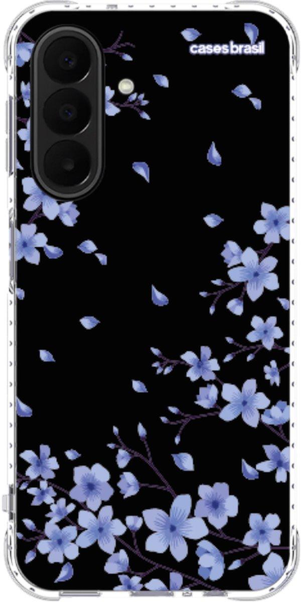 Capinha para Celular Flores de Cerejeira Azuis