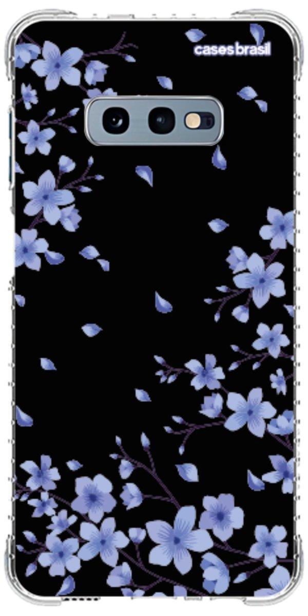 Capinha para Celular Flores de Cerejeira Azuis