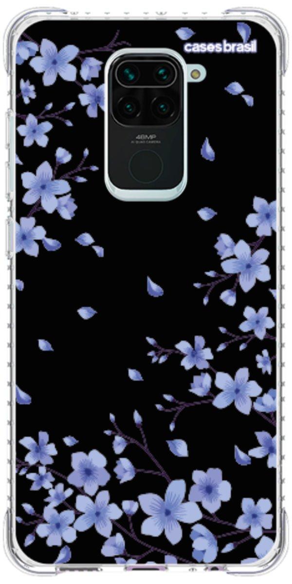Capinha para Celular Flores de Cerejeira Azuis