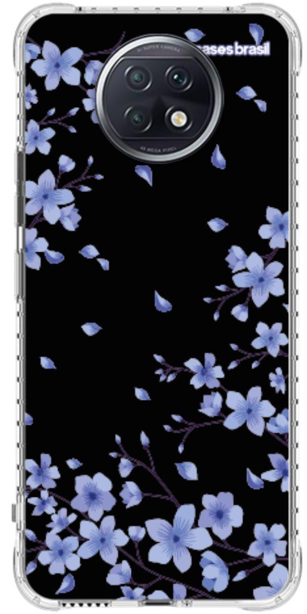 Capinha para Celular Flores de Cerejeira Azuis
