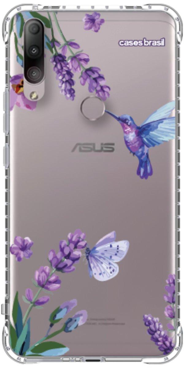 Capinha para Celular Lavanda e Beija-flor