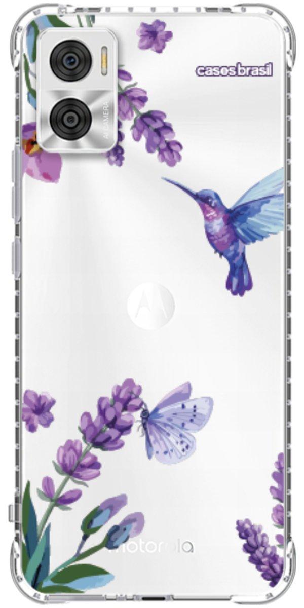 Capinha para Celular Lavanda e Beija-flor