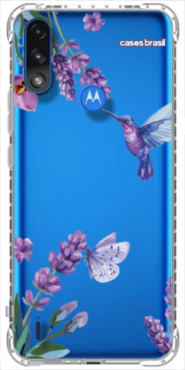 Capinha para Celular Lavanda e Beija-flor