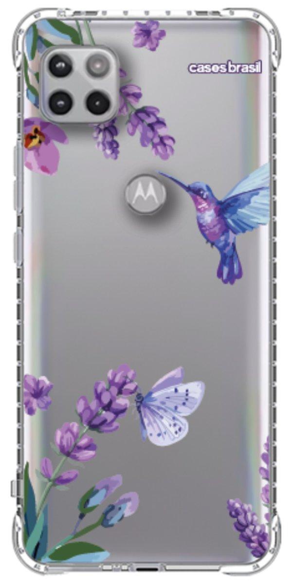 Capinha para Celular Lavanda e Beija-flor