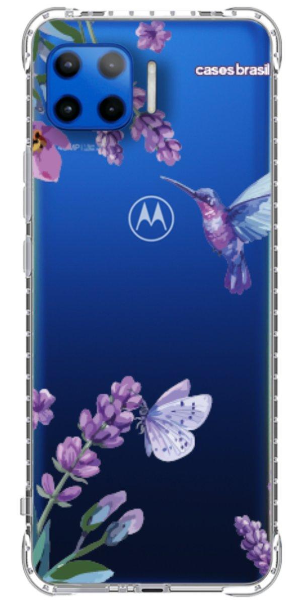 Capinha para Celular Lavanda e Beija-flor