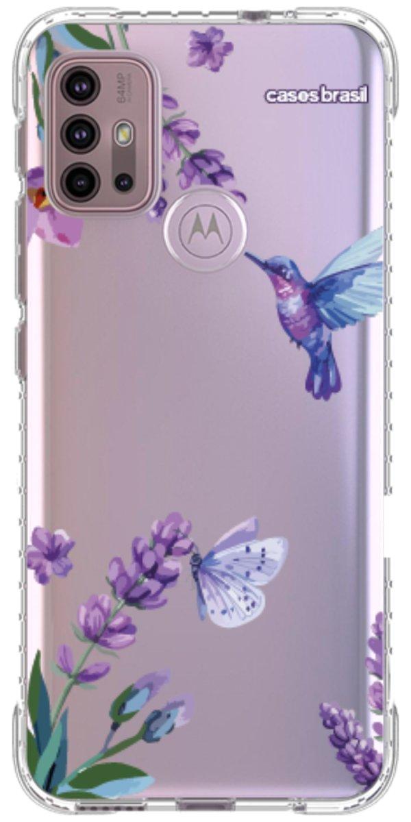 Capinha para Celular Lavanda e Beija-flor