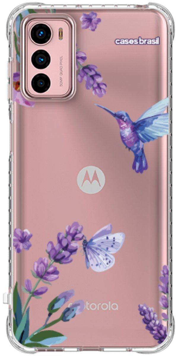 Capinha para Celular Lavanda e Beija-flor