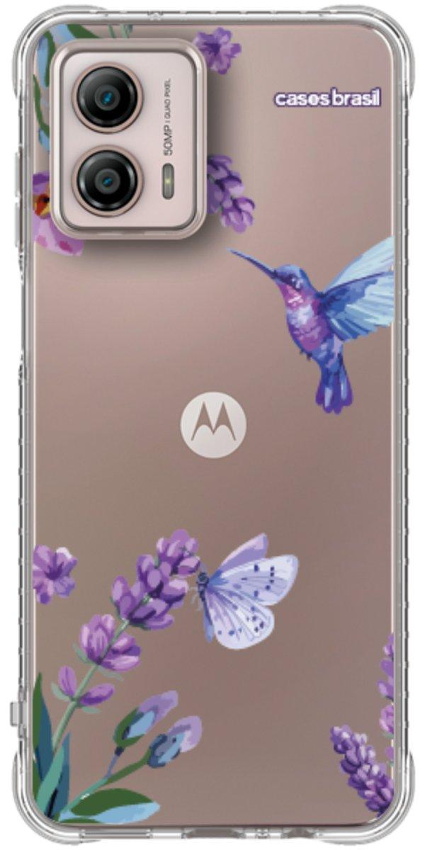 Capinha para Celular Lavanda e Beija-flor