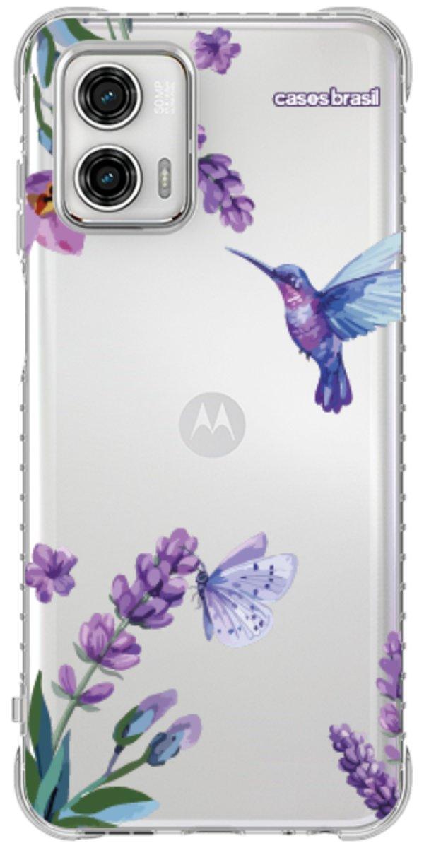 Capinha para Celular Lavanda e Beija-flor