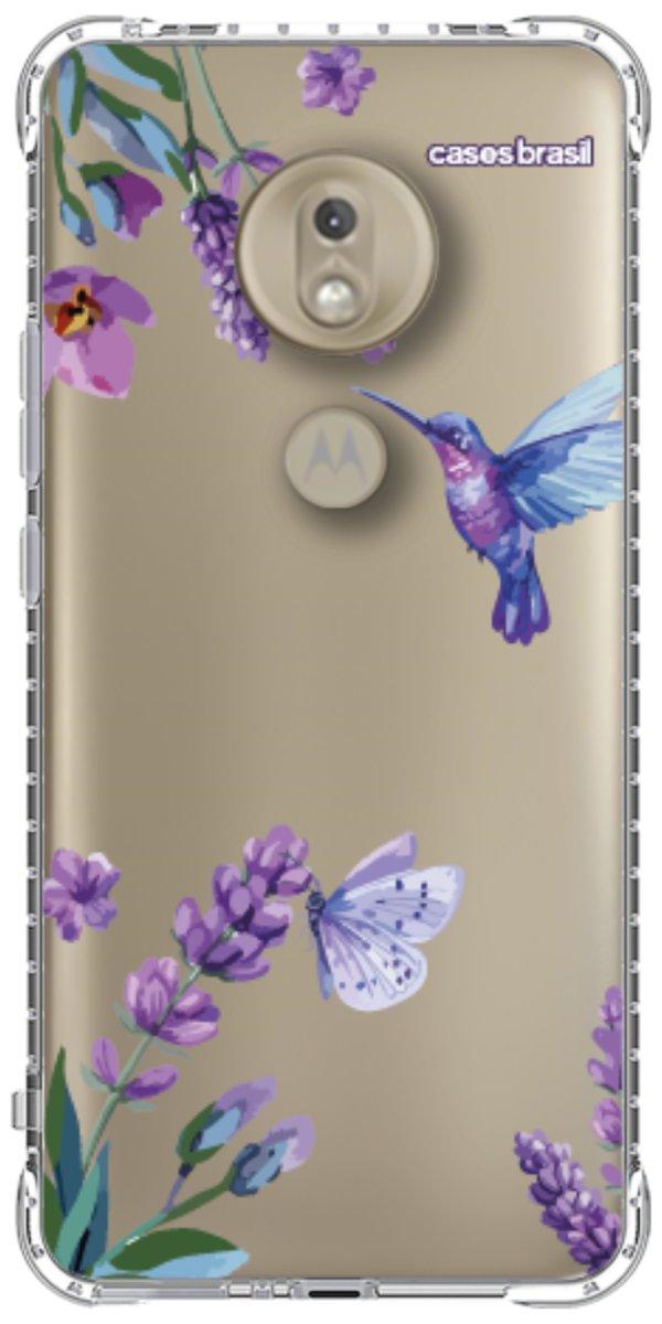 Capinha para Celular Lavanda e Beija-flor