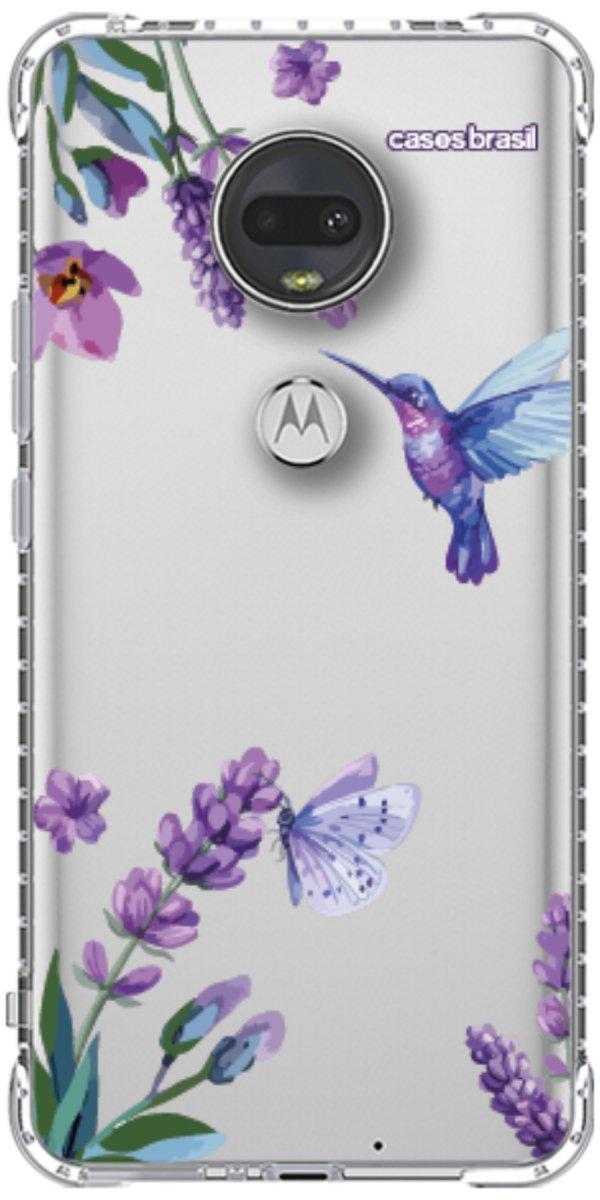 Capinha para Celular Lavanda e Beija-flor