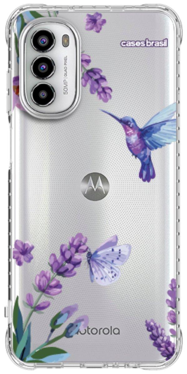 Capinha para Celular Lavanda e Beija-flor