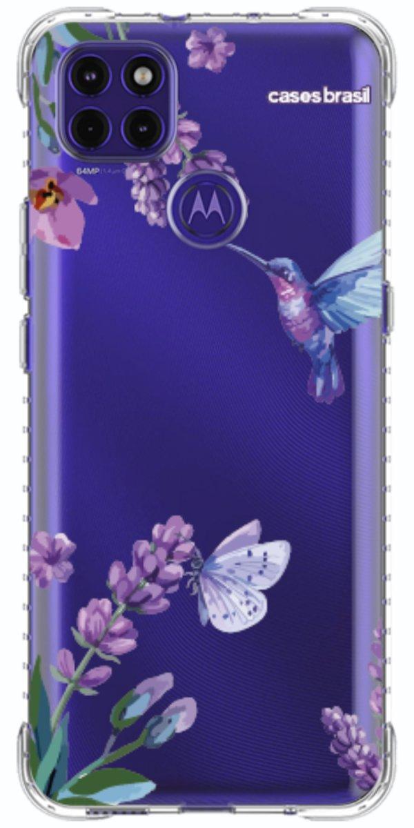 Capinha para Celular Lavanda e Beija-flor