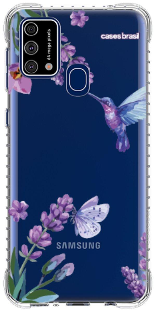 Capinha para Celular Lavanda e Beija-flor