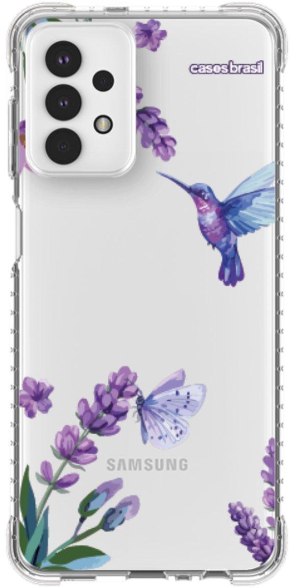 Capinha para Celular Lavanda e Beija-flor