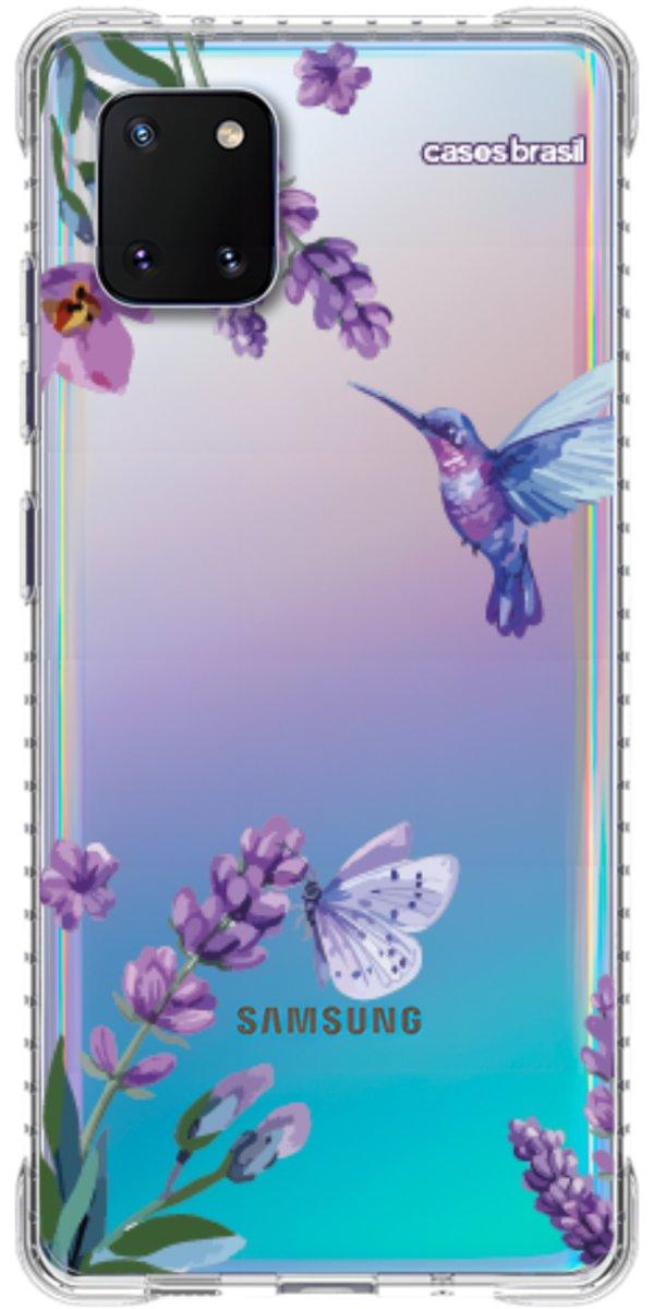 Capinha para Celular Lavanda e Beija-flor