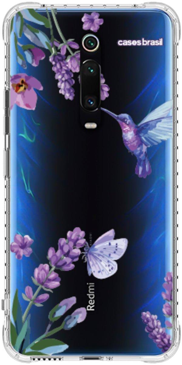 Capinha para Celular Lavanda e Beija-flor