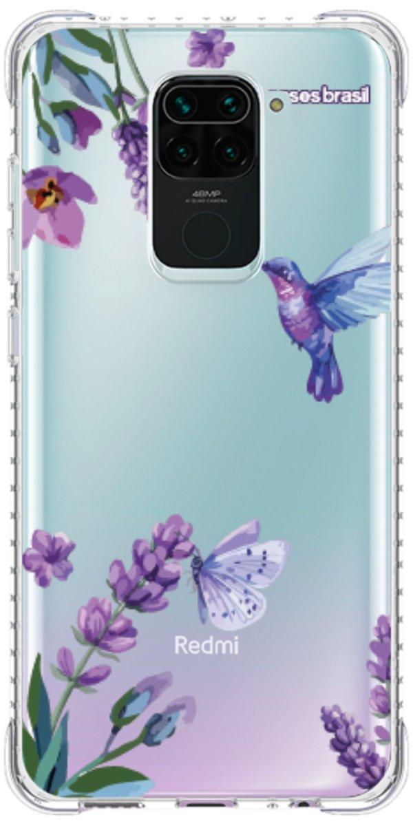 Capinha para Celular Lavanda e Beija-flor