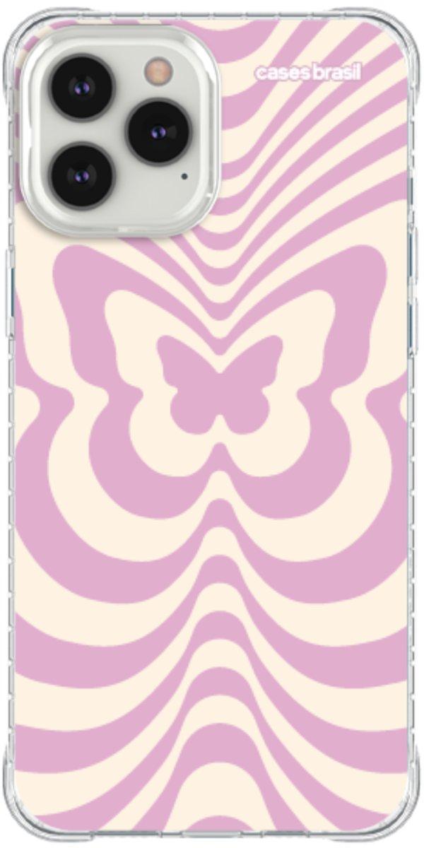Capinha para Celular Borboleta Retrô Lilás
