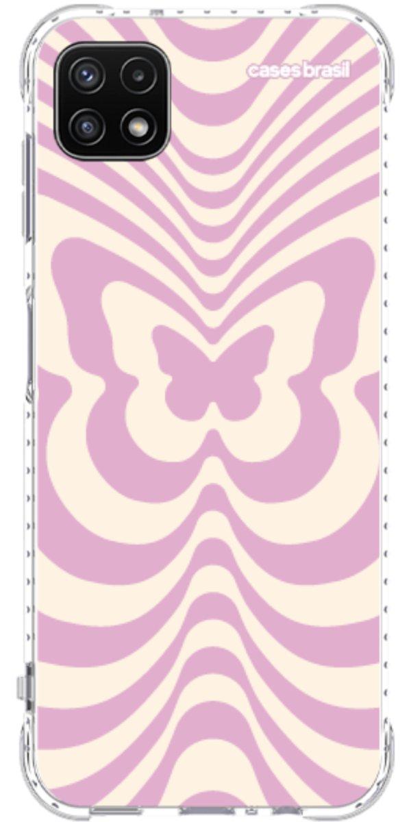 Capinha para Celular Borboleta Retrô Lilás