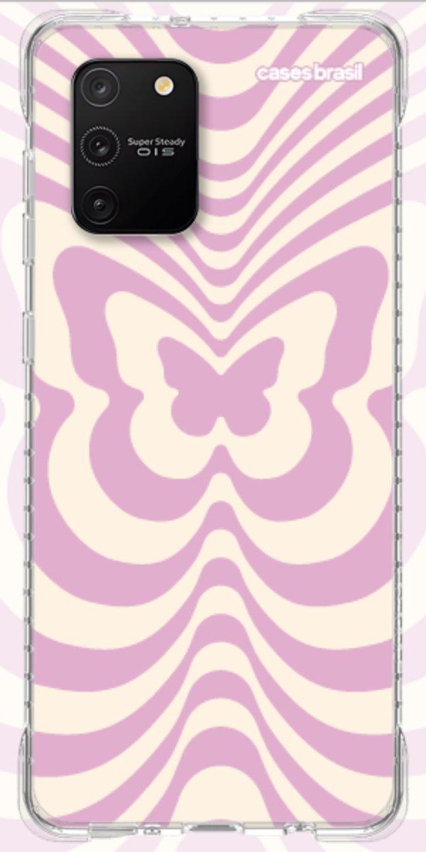 Capinha para Celular Borboleta Retrô Lilás