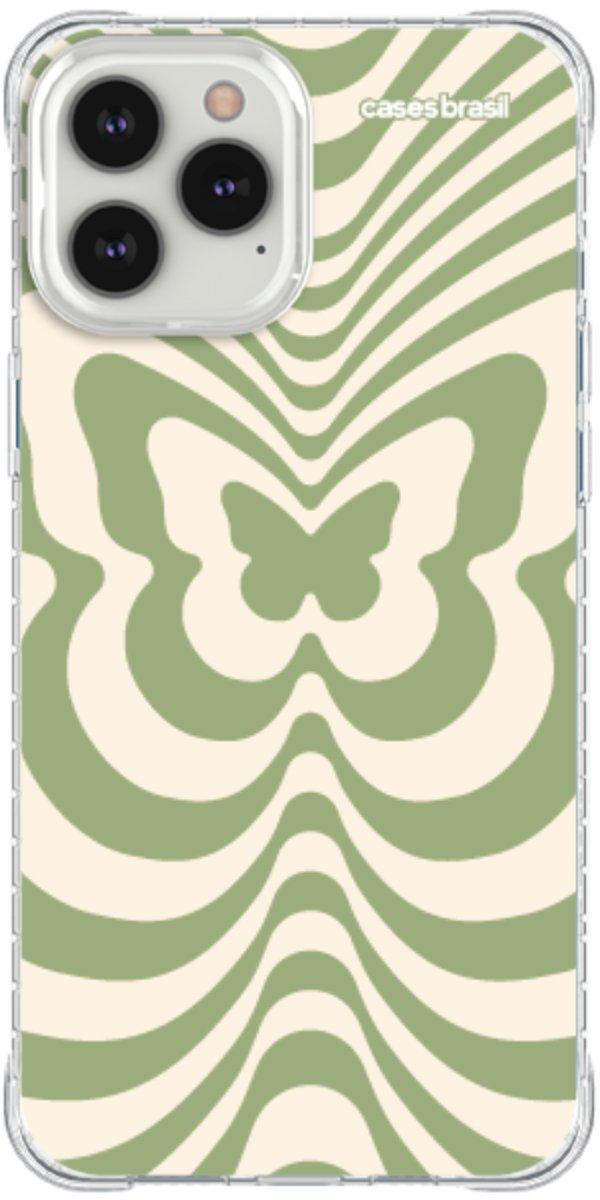 Capinha para Celular Borboleta Retrô Verde