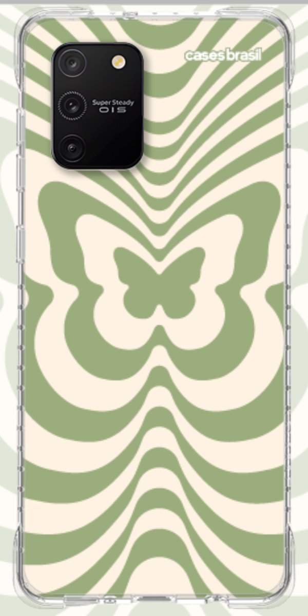 Capinha para Celular Borboleta Retrô Verde