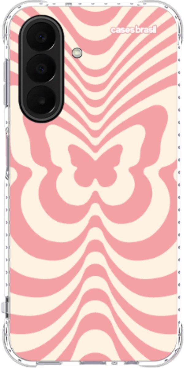 Capinha para Celular Borboleta Retrô Coral