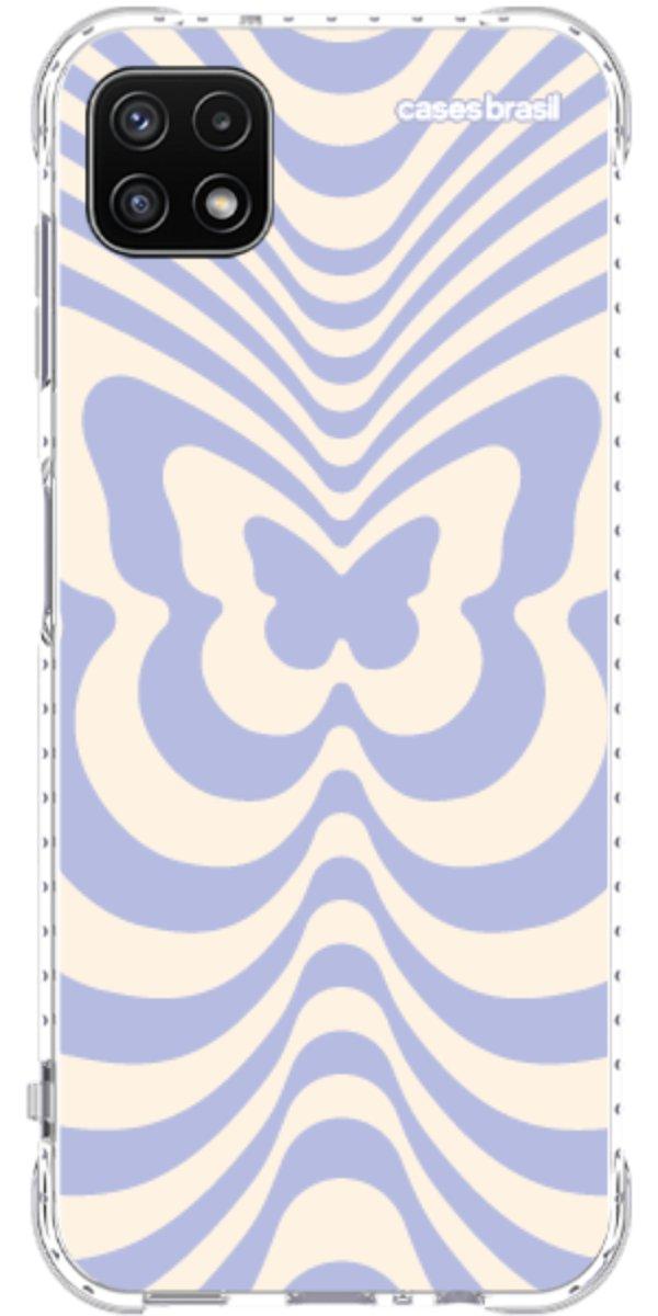 Capinha para Celular Borboleta Retrô Azul