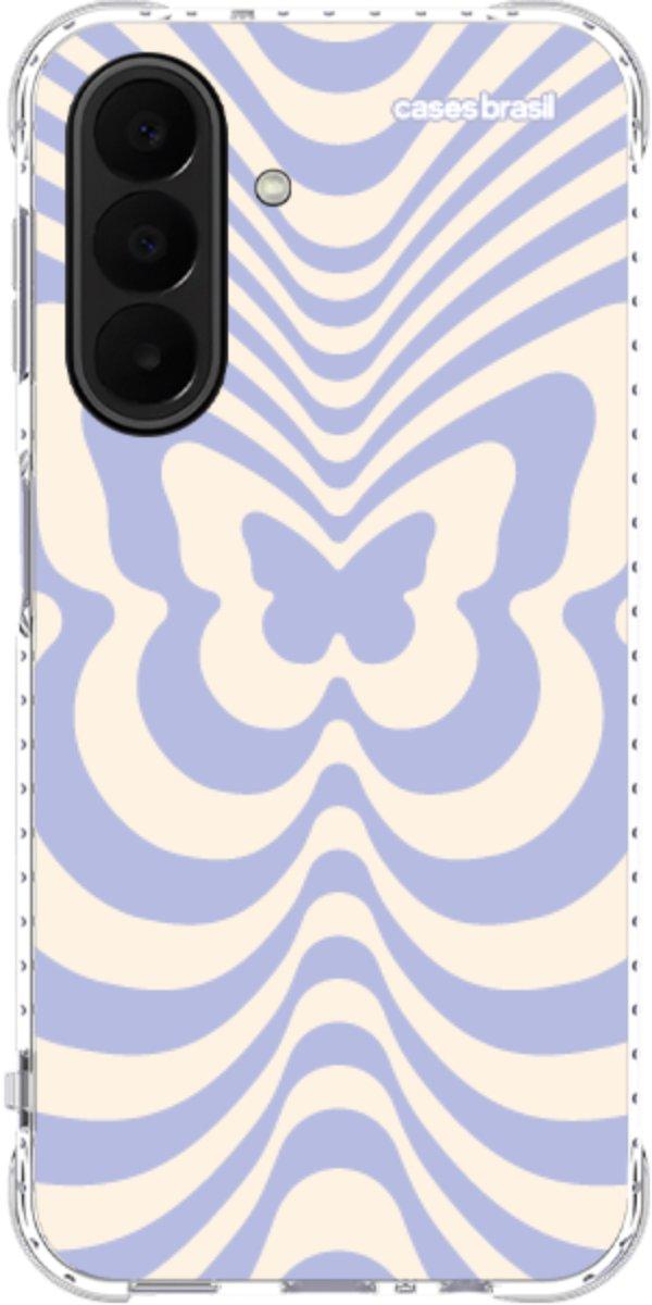Capinha para Celular Borboleta Retrô Azul