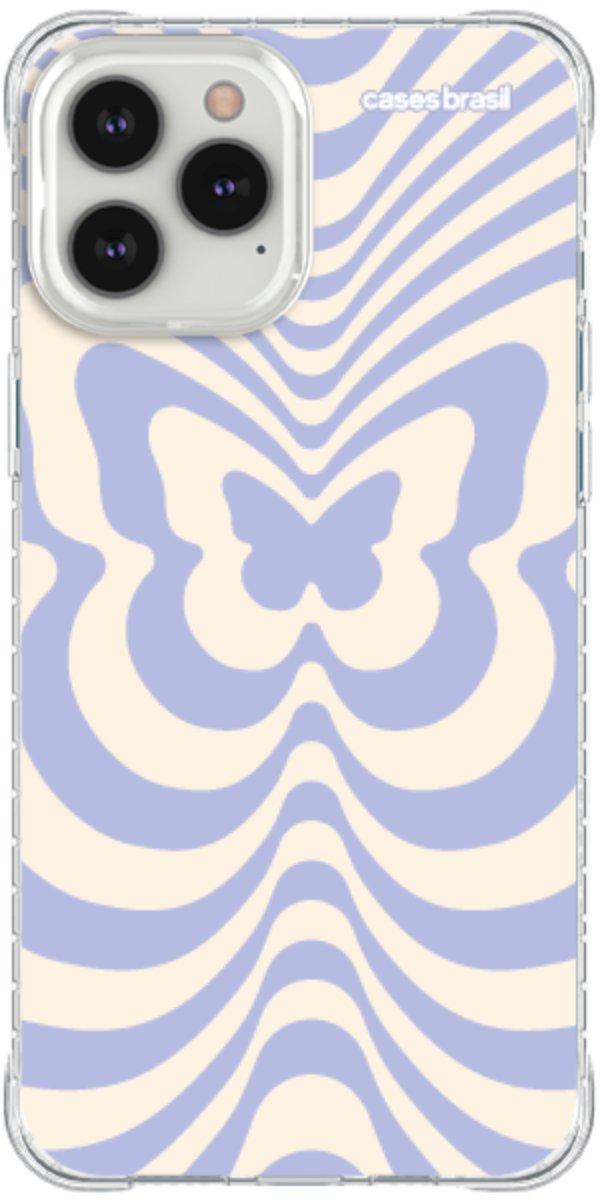 Capinha para Celular Borboleta Retrô Azul