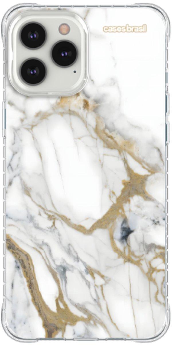 Capinha para Celular Mármore Carrara Dourado