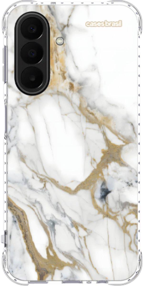 Capinha para Celular Mármore Carrara Dourado