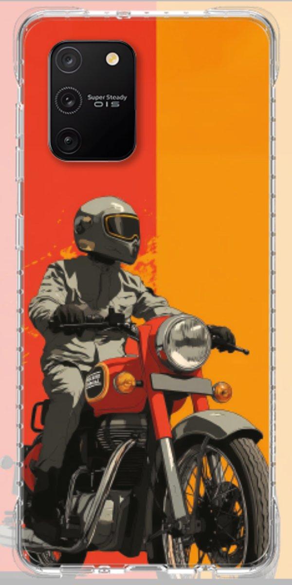 Capinha para Celular Orange Rider