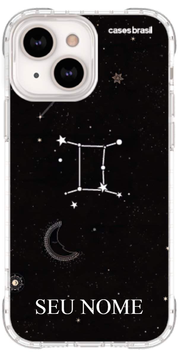 Capinha para Celular Signo Constelação Gêmeos