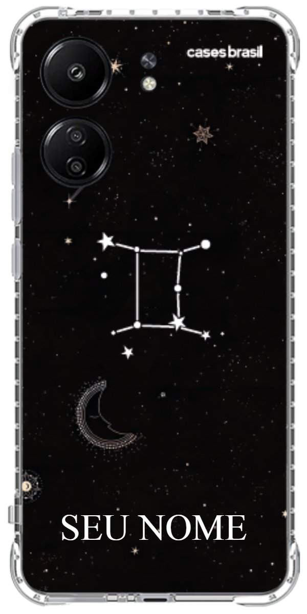 Capinha para Celular Signo Constelação Gêmeos