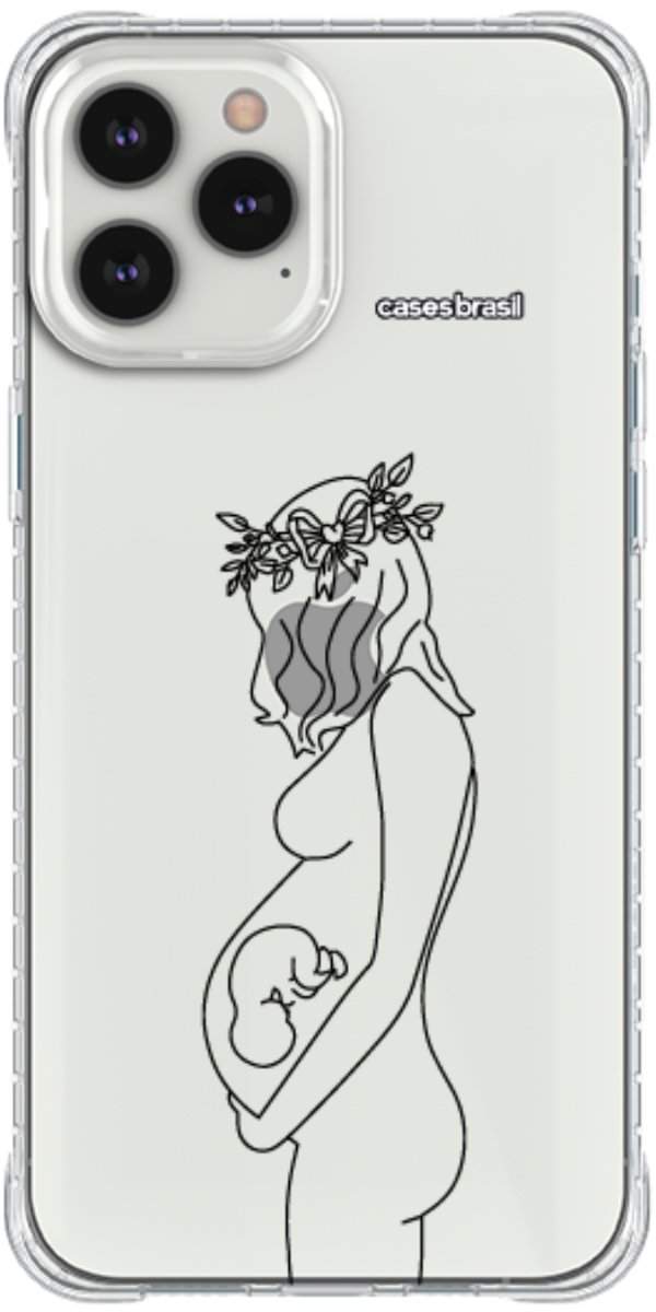 Capinha para Celular Traços de Amor Gestante